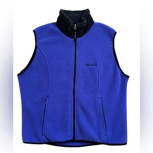 Marmot Women’s Fleece Vest Large Purple Outdoor Hiking Vintage Gorpcore